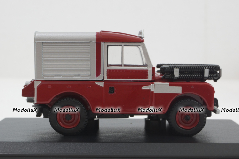 Land Rover 88 Fire Appliance, red, 188012 Oxford 1:43