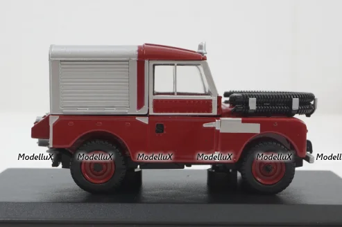 Land Rover 88 Fire Appliance, red, 188012 Oxford 1:43