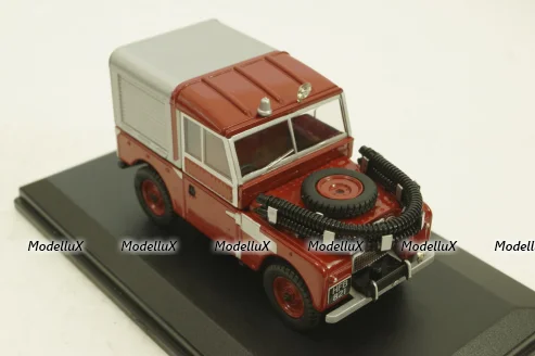 Land Rover 88 Fire Appliance, red, 188012 Oxford 1:43