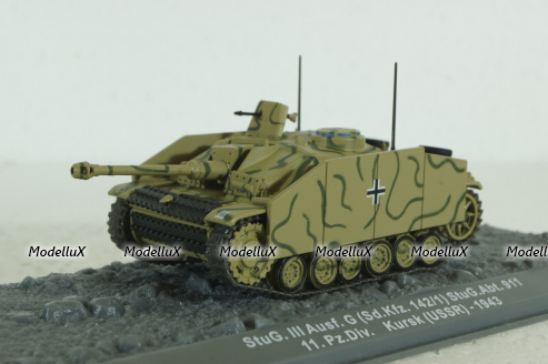 StuG. III Ausf.G (Sd.Kfz.142/1) StuG.Abt.911, Kursk (USSR) 1943, Altaya 1:72