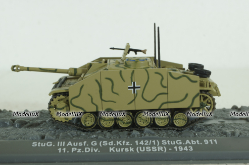 StuG. III Ausf.G (Sd.Kfz.142/1) StuG.Abt.911, Kursk (USSR) 1943, Altaya 1:72