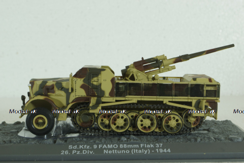 Sd.Kfz. 9 FAMO 88mm Flak 37, Nettuno (Italy) 1944, Altaya 1:72