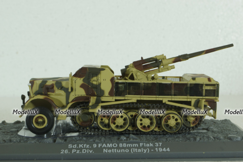 Sd.Kfz. 9 FAMO 88mm Flak 37, Nettuno (Italy) 1944, Altaya 1:72