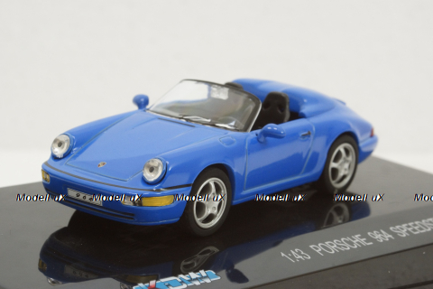 Porsche 964 Speedster 1993, blue, KDW 1:43
