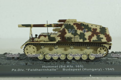 Hummel (Sd.Kfz 165), Budapest (Hungary) 1945, Altaya 1:72