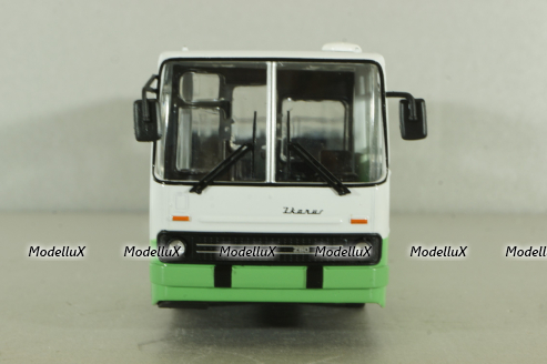 Икарус-260.06 автобус, белый/зеленый, NA025, Наши Автобусы №25, 1:43