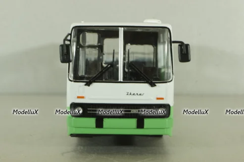 Икарус-260.06 автобус, белый/зеленый, NA025, Наши Автобусы №25, 1:43