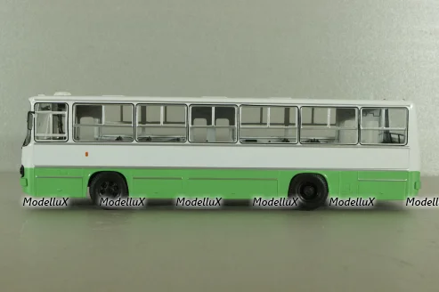 Икарус-260.06 автобус, белый/зеленый, NA025, Наши Автобусы №25, 1:43