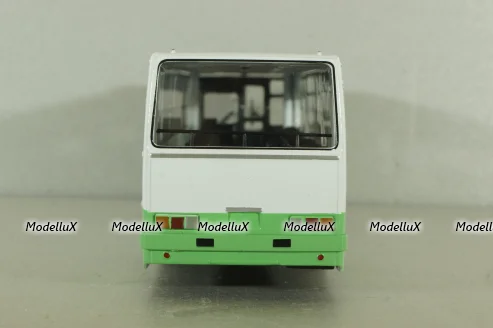 Икарус-260.06 автобус, белый/зеленый, NA025, Наши Автобусы №25, 1:43
