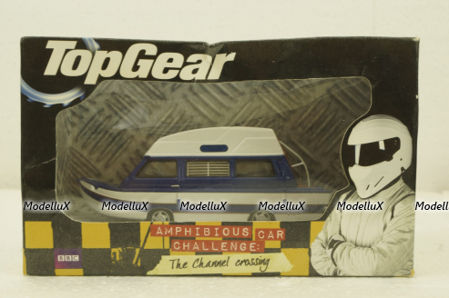 Volkswagen Channel Crossing Damper Van, Top Gear white, TG01, Oxford 1:43 