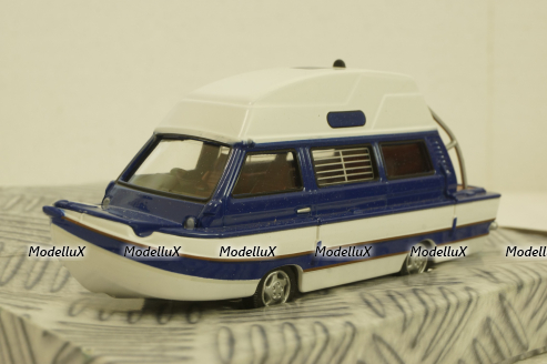 Volkswagen Channel Crossing Damper Van, Top Gear white, TG01, Oxford 1:43 