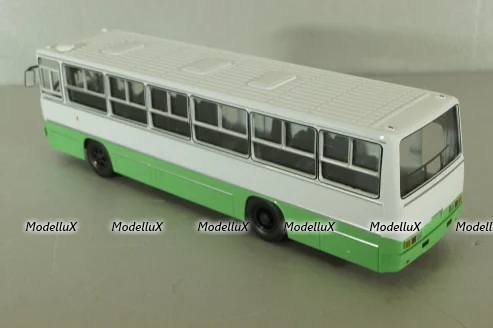 Икарус-260.06 автобус, белый/зеленый, NA025, Наши Автобусы №25, 1:43