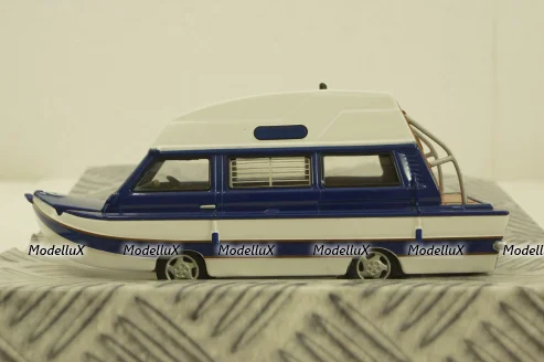 Volkswagen Channel Crossing Damper Van, Top Gear white, TG01, Oxford 1:43 