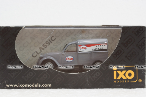Citroen 2CV Fourgonnette "ESSO" 1959 grey, CLC110, IXO 1:43