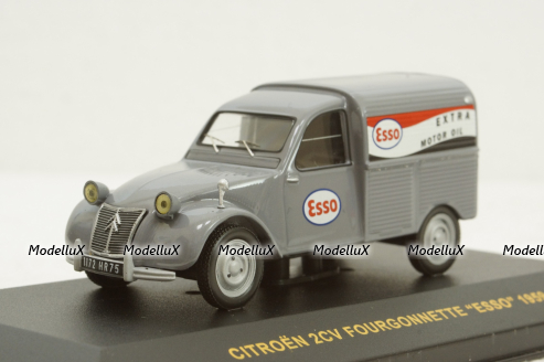 Citroen 2CV Fourgonnette "ESSO" 1959 grey, CLC110, IXO 1:43