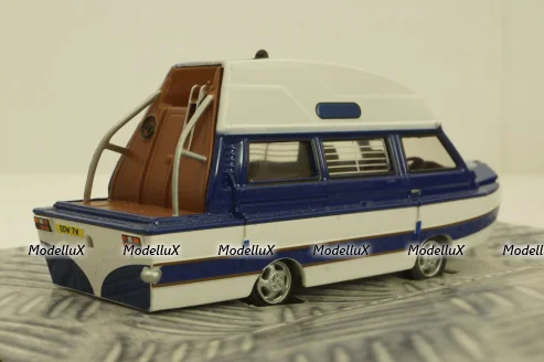 Volkswagen Channel Crossing Damper Van, Top Gear white, TG01, Oxford 1:43 
