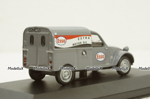 Citroen 2CV Fourgonnette "ESSO" 1959 grey, CLC110, IXO 1:43