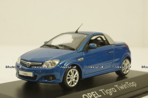 Opel Tigra TwinTop, blue, 403043133, Minichamps 1:43