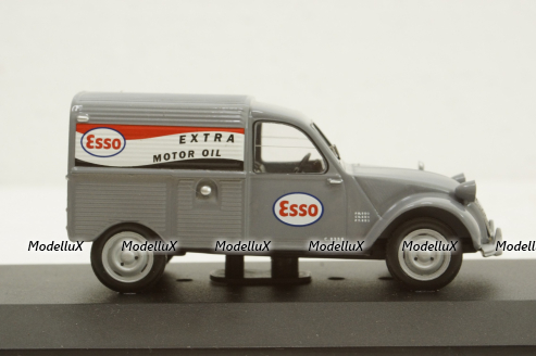 Citroen 2CV Fourgonnette "ESSO" 1959 grey, CLC110, IXO 1:43
