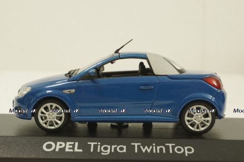 Opel Tigra TwinTop, blue, 403043133, Minichamps 1:43
