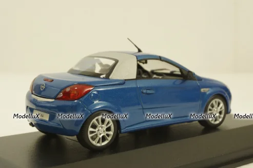 Opel Tigra TwinTop, blue, 403043133, Minichamps 1:43