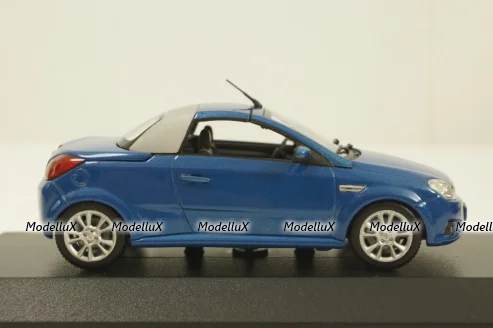 Opel Tigra TwinTop, blue, 403043133, Minichamps 1:43