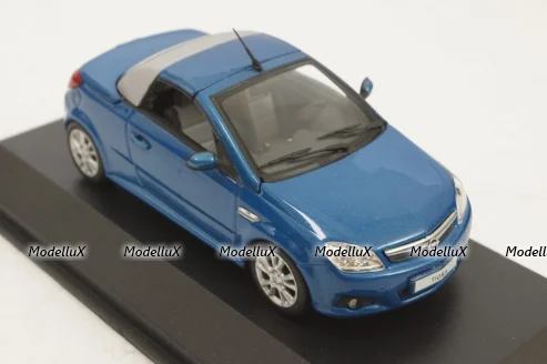 Opel Tigra TwinTop, blue, 403043133, Minichamps 1:43
