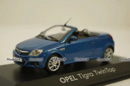 Opel Tigra TwinTop, blue, 403043133, Minichamps 1:43