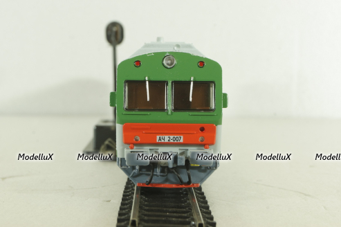 АЧ2 автомотриса, зеленый, Наши поезда № 10, Modimio 1:87