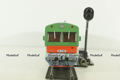 АЧ2 автомотриса, зеленый, Наши поезда № 10, Modimio 1:87