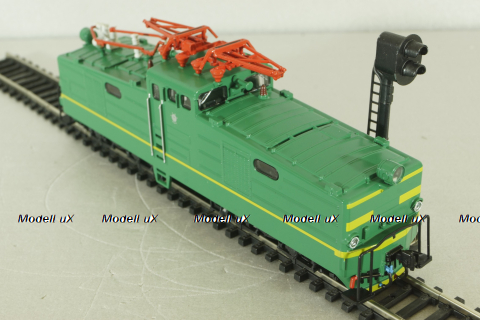 ВЛ41 маневровый электровоз, зеленый, Наши поезда № 12, Modimio 1:87