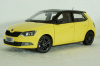 Skoda Fabia III 2015, yellow, 2350Y, Paudi 1:18