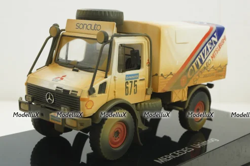 Mercedes Unimog # 675 Paris-Dakar 1988, 341171, Norev 1:43