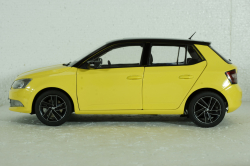 Skoda Fabia III 2015, yellow, 2350Y, Paudi 1:18