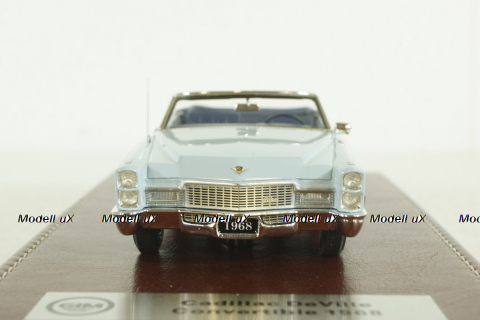 Cadillac Deville Convertible, light blue, 1968, GIM001A, GIM 1:43