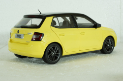 Skoda Fabia III 2015, yellow, 2350Y, Paudi 1:18
