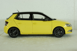 Skoda Fabia III 2015, yellow, 2350Y, Paudi 1:18