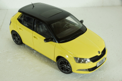 Skoda Fabia III 2015, yellow, 2350Y, Paudi 1:18