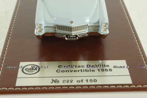 Cadillac Deville Convertible, light blue, 1968, GIM001A, GIM 1:43