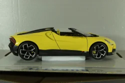 Bugatti W16 Mistral 2023, yellow, BU11051Y, Burago 1:18    