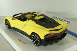Bugatti W16 Mistral 2023, yellow, BU11051Y, Burago 1:18