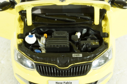 Skoda Fabia III 2015, yellow, 2350Y, Paudi 1:18
