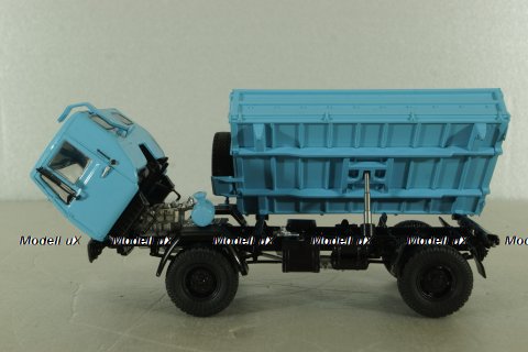 КАЗ-4540 самосвал 4х4, синий, Автоистория 1:43