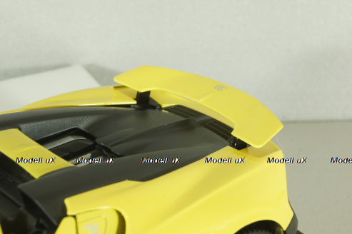 Bugatti W16 Mistral 2023, yellow, BU11051Y, Burago 1:18    
