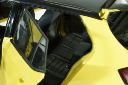 Skoda Fabia III 2015, yellow, 2350Y, Paudi 1:18