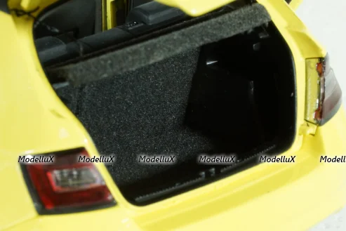 Skoda Fabia III 2015, yellow, 2350Y, Paudi 1:18