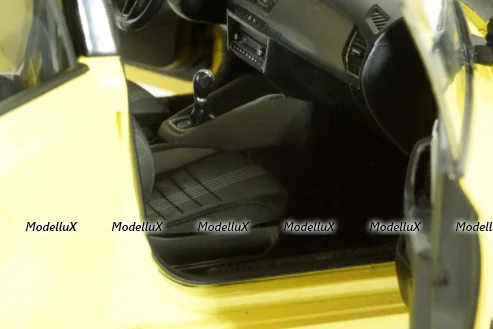 Skoda Fabia III 2015, yellow, 2350Y, Paudi 1:18