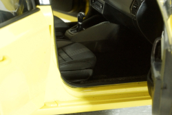 Skoda Fabia III 2015, yellow, 2350Y, Paudi 1:18