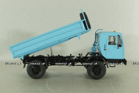 КАЗ-4540 самосвал 4х4, синий, Автоистория 1:43
