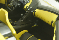 Bugatti W16 Mistral 2023, yellow, BU11051Y, Burago 1:18